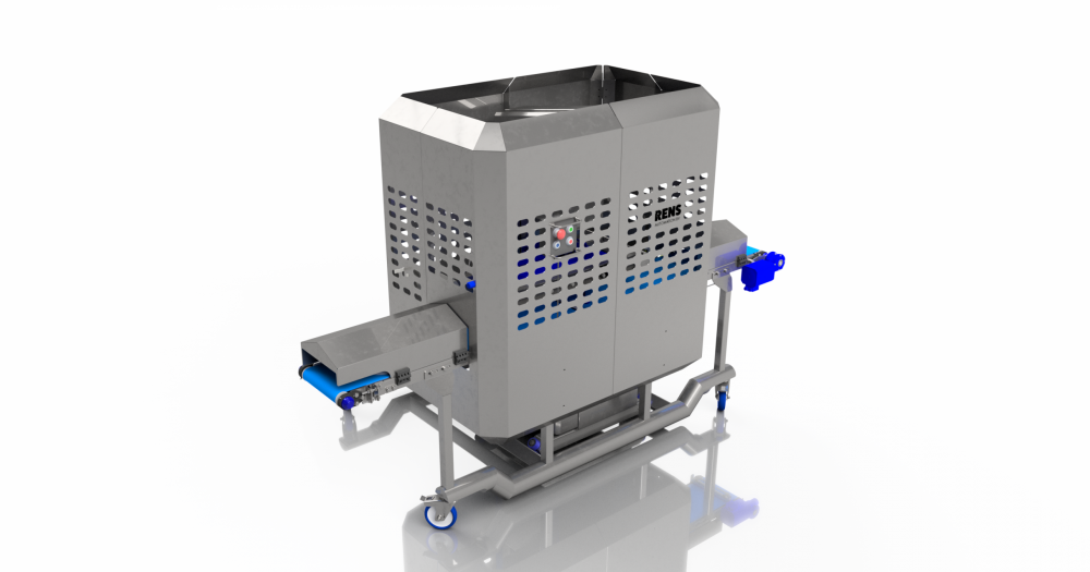 Schneidemaschine zur Halbierung von Obsttorten