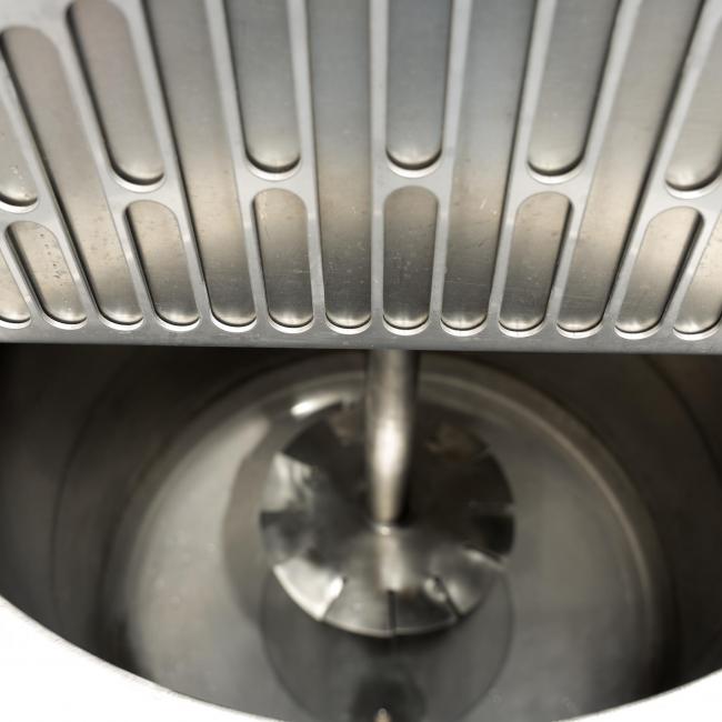 Innenansicht des temperaturgeregelten Tanks
