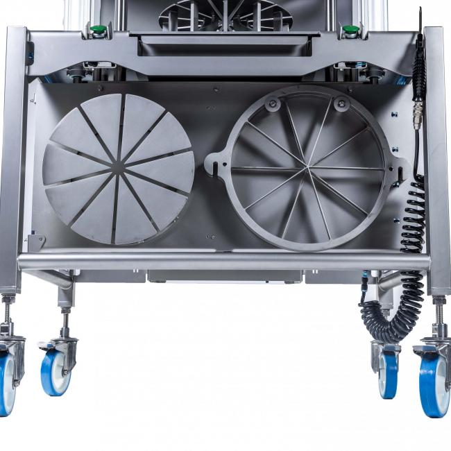 Tiefkühlkuchenschneidemaschine | Unteransicht